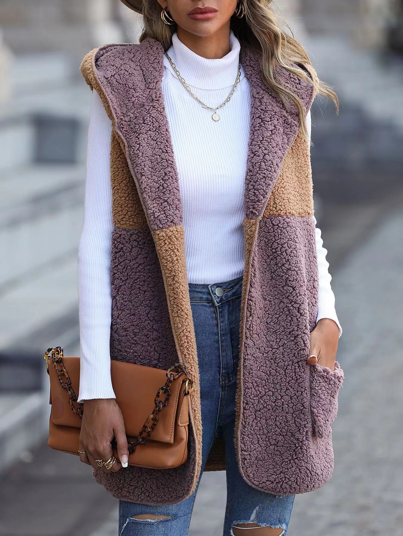 Sherpa reversible vest