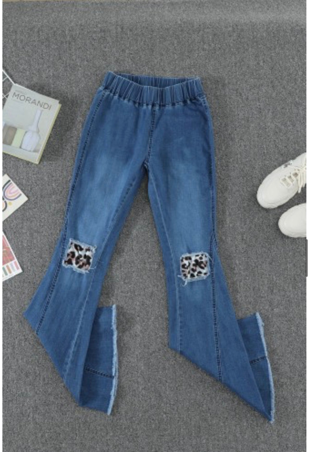 Leopard Bell Bottoms