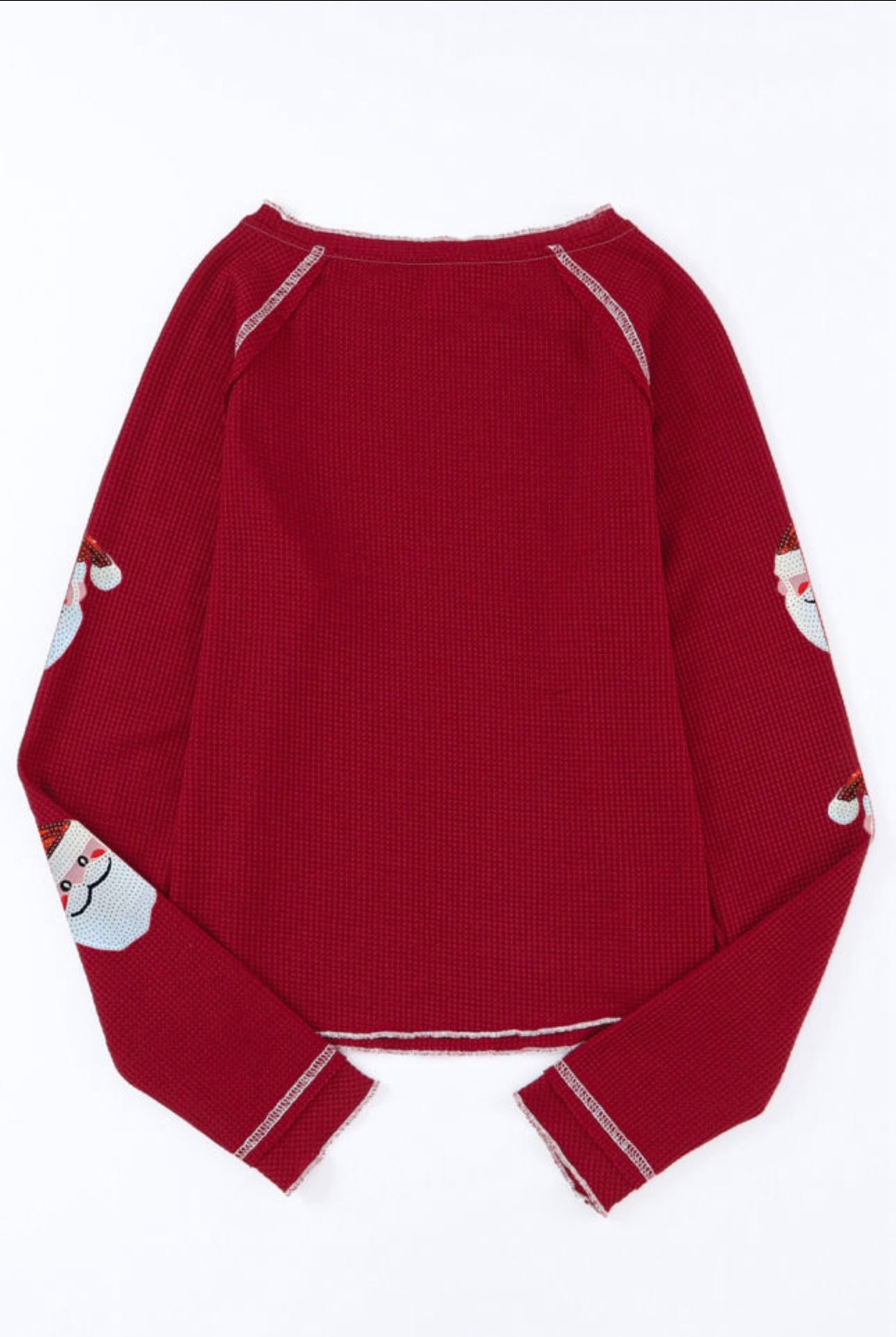Red Sequence Santa Thermal top