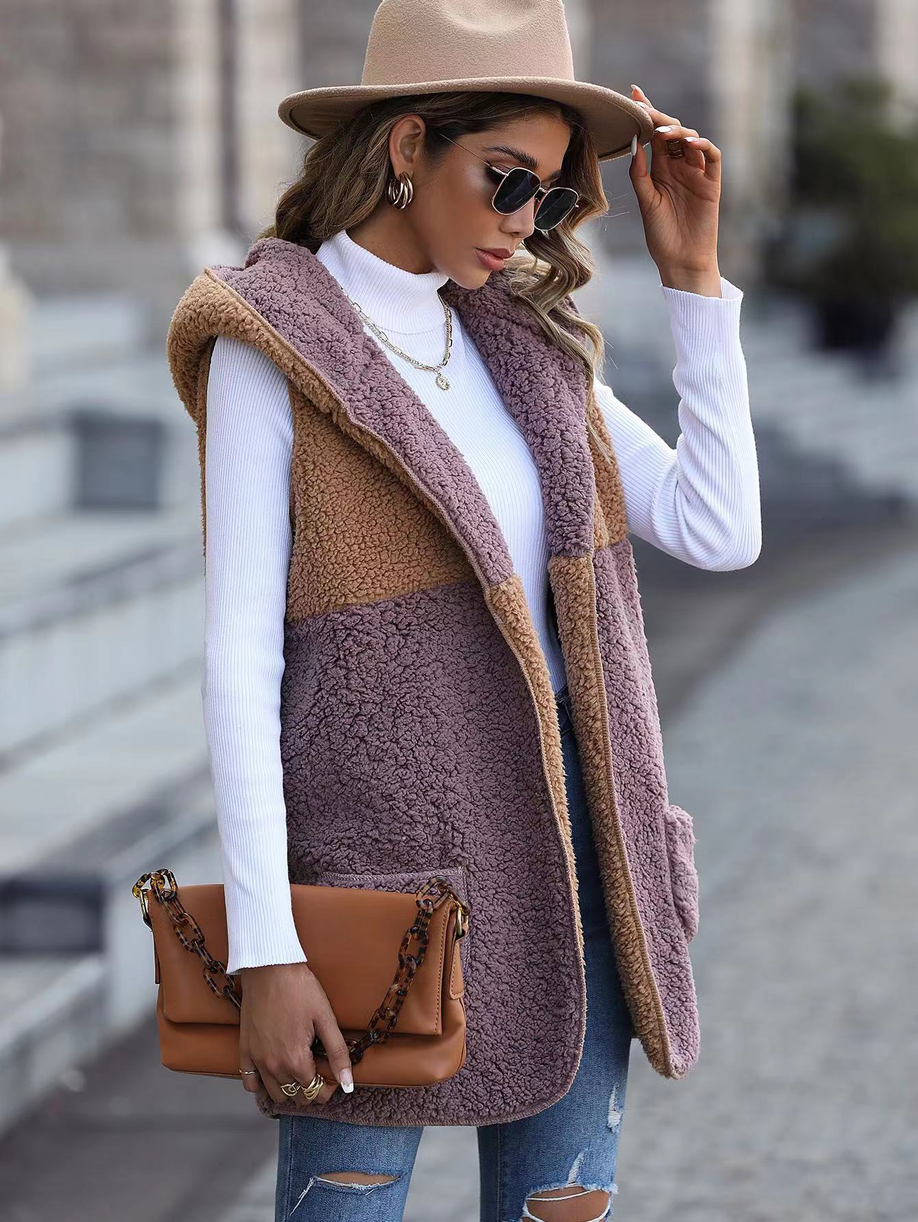 Sherpa reversible vest