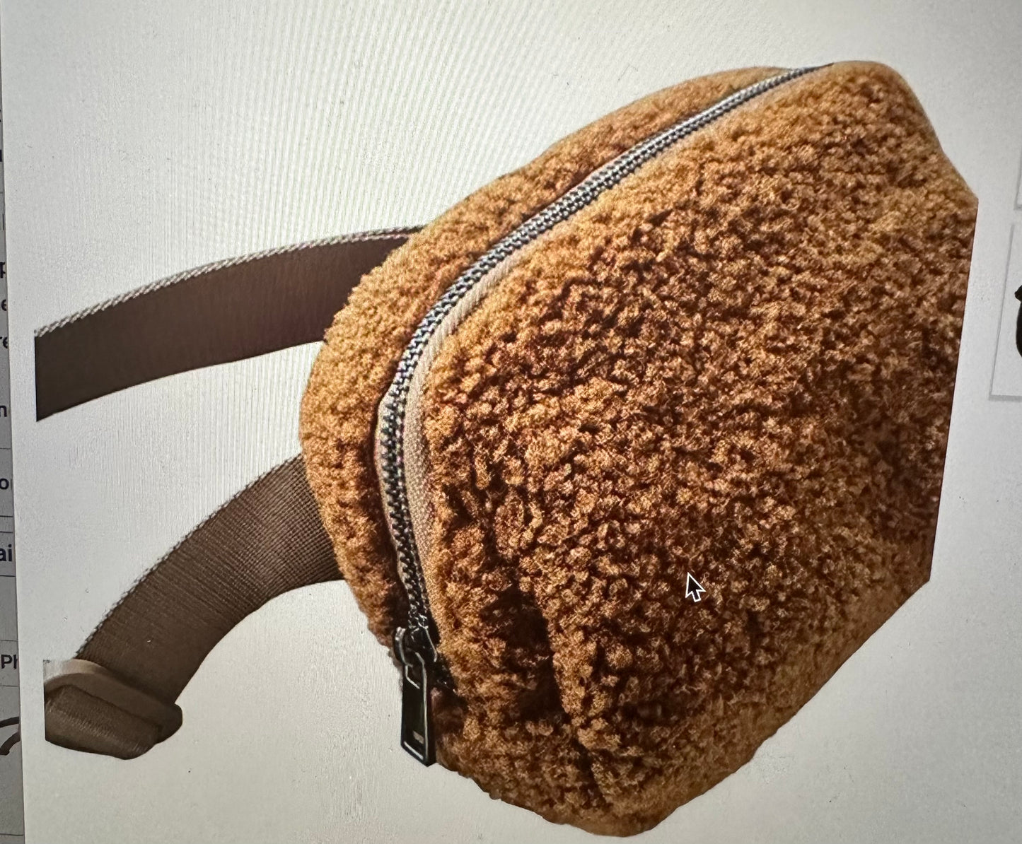Fuzzy Belt Bags