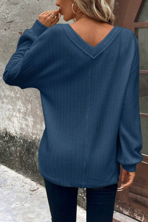 Waffle Button Arm Top