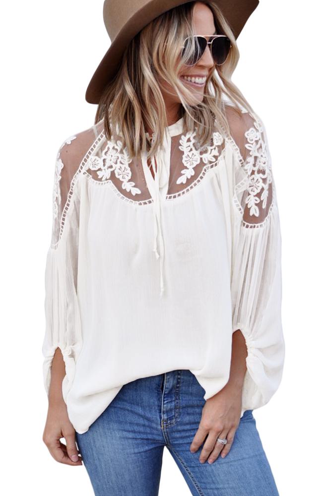 Formal Lace Blouse