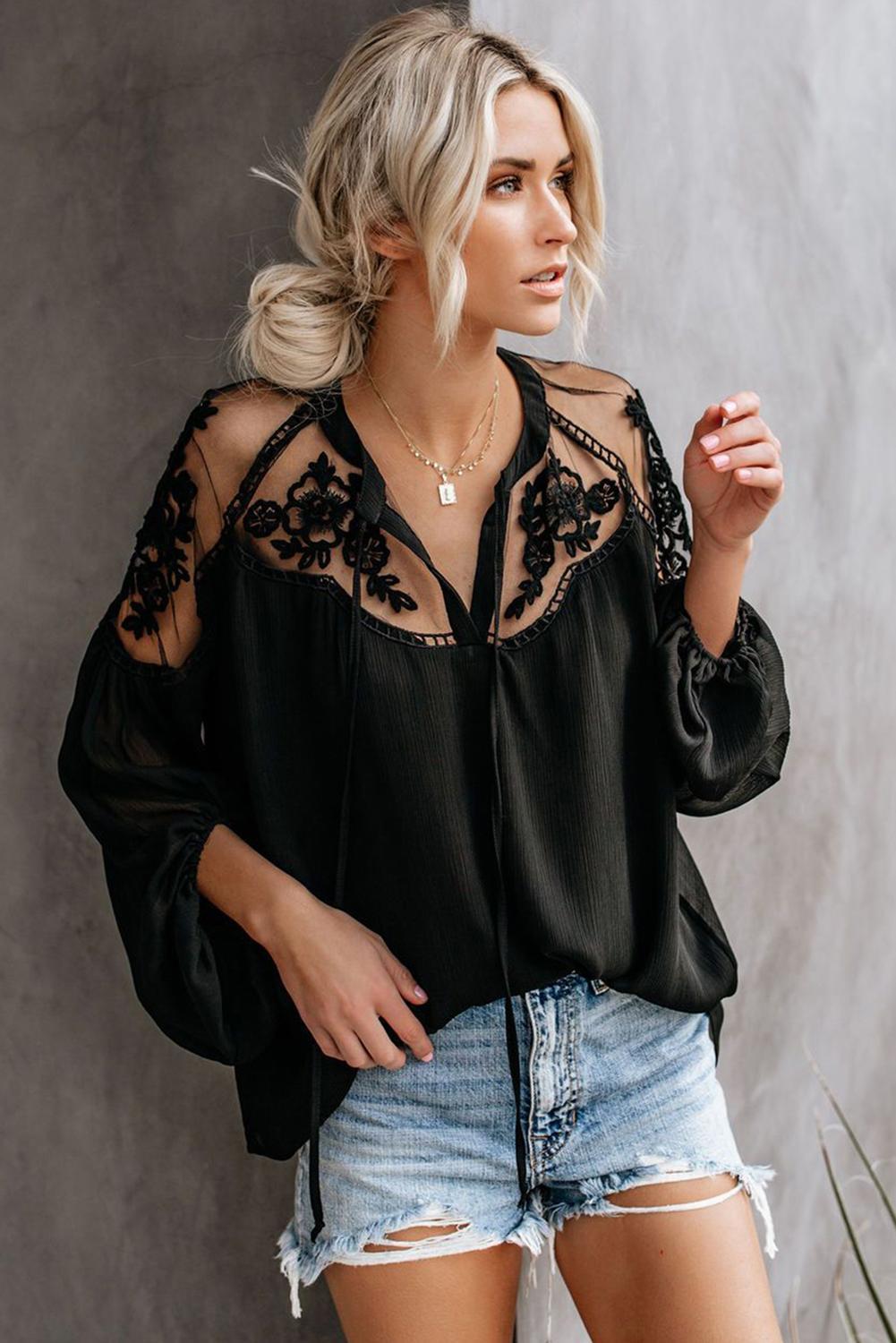 Formal Lace Blouse