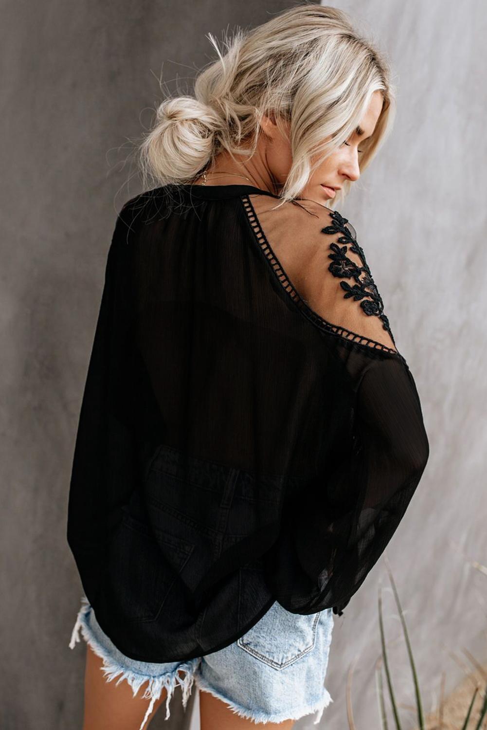 Formal Lace Blouse