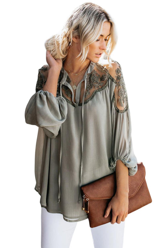 Formal Lace Blouse