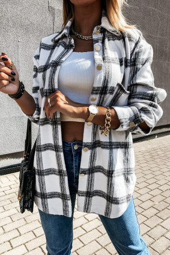 Plaid Sherpa Button Down