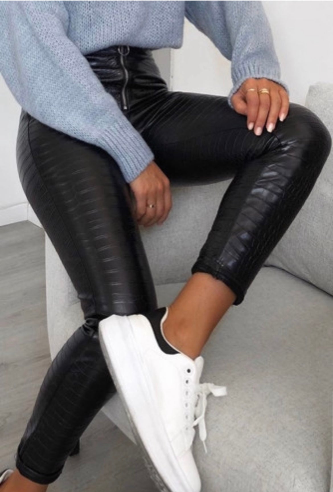 Liquid Snake Skin Pants