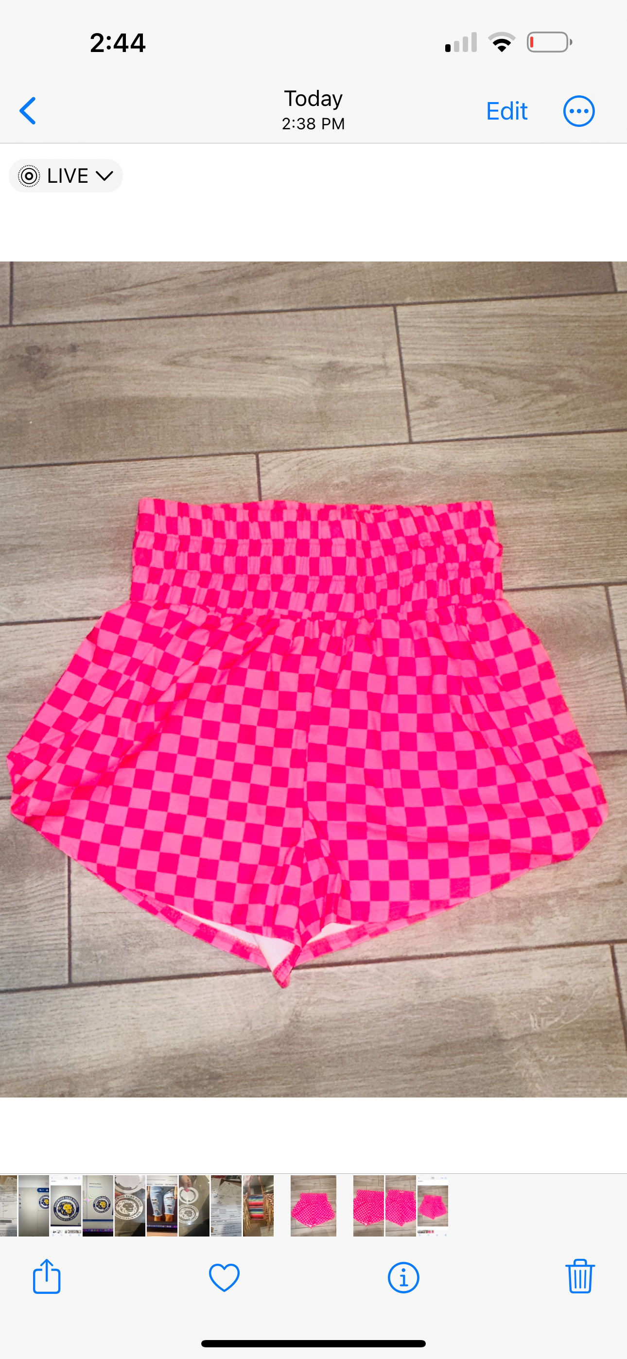 Checker Active Shorts