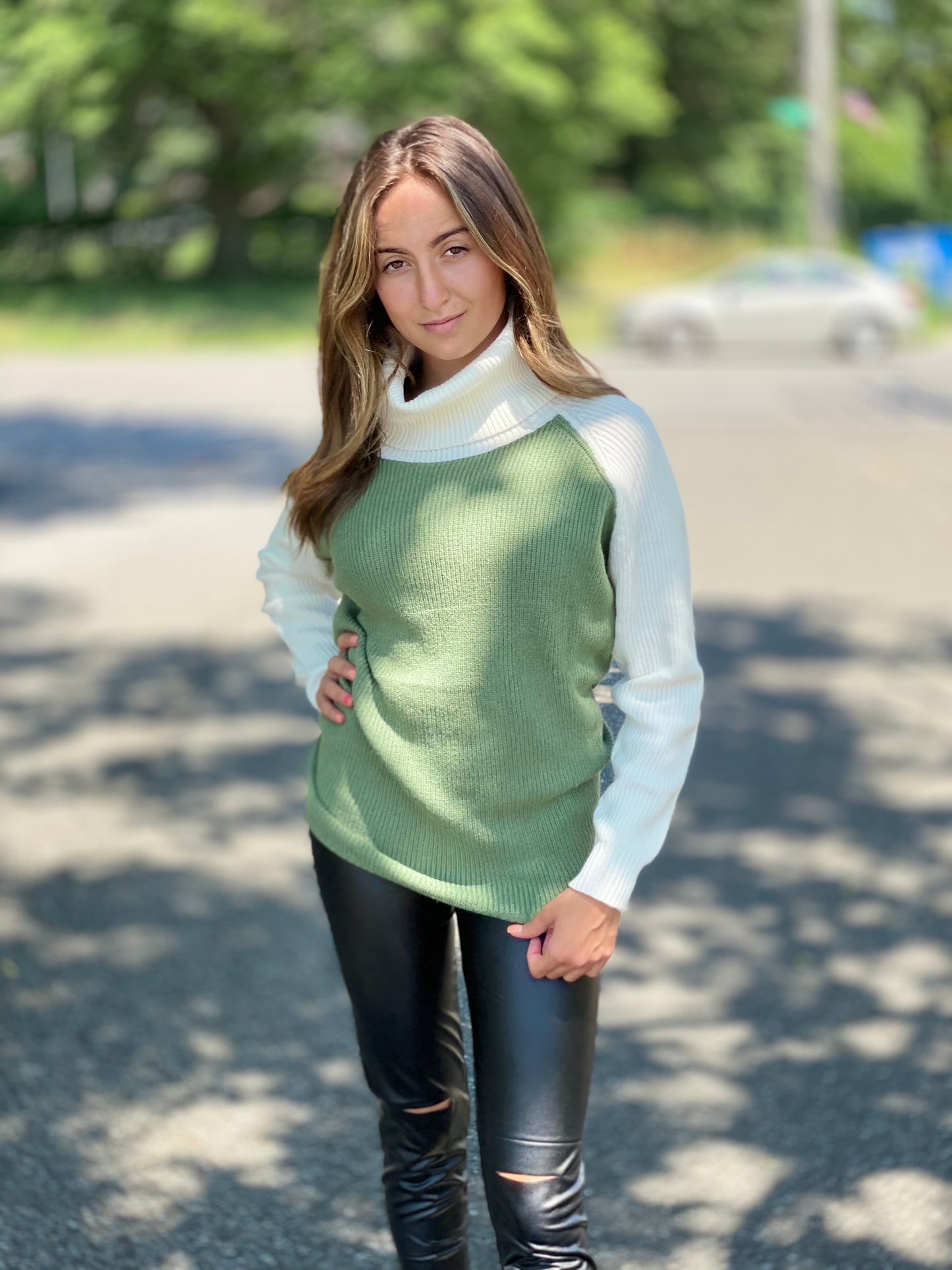 Turtle neck sweater