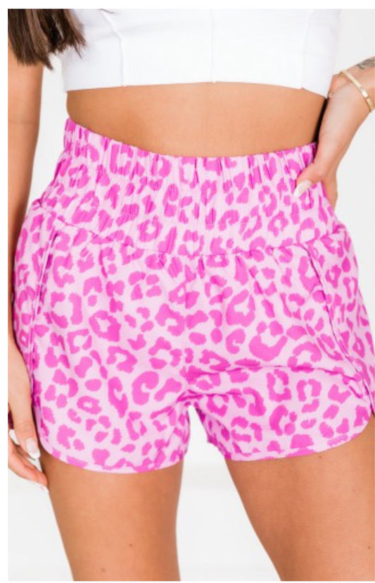 Leopard Active Shorts