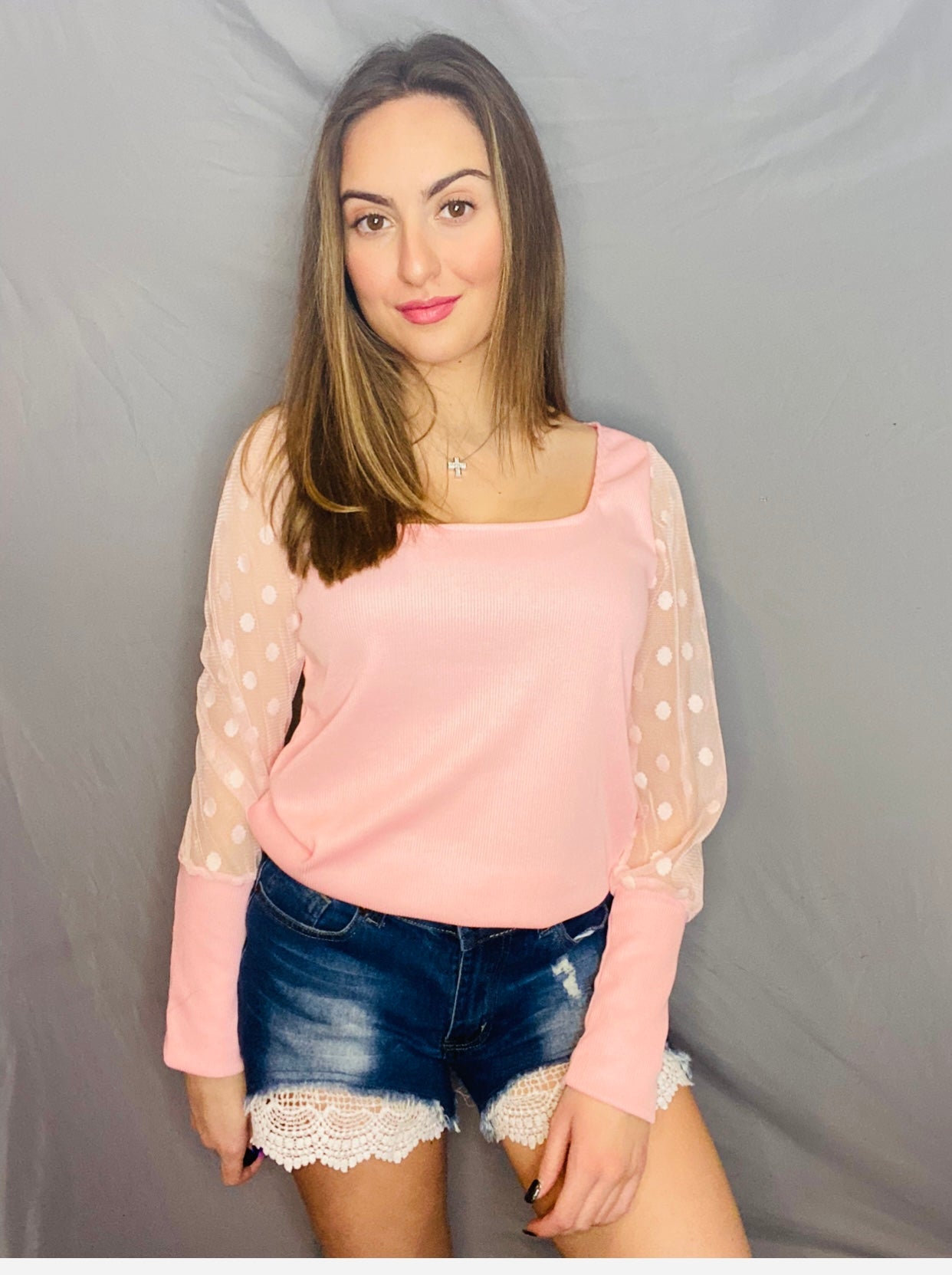 Ruffle Strapless Tie Front Top