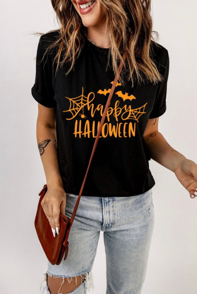 Happy Halloween graphic T-shirt