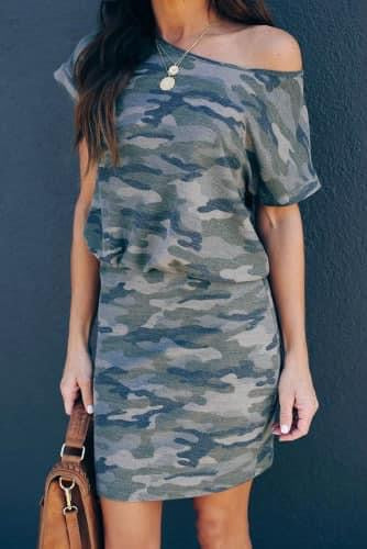 Camo dress one piece