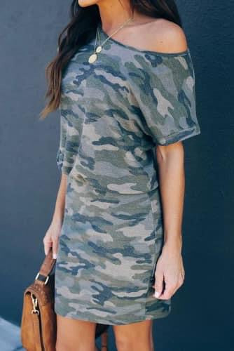 Camo dress one piece