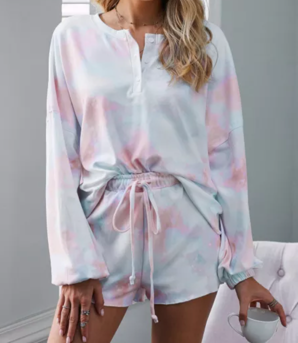 Tie Dye Knit Set