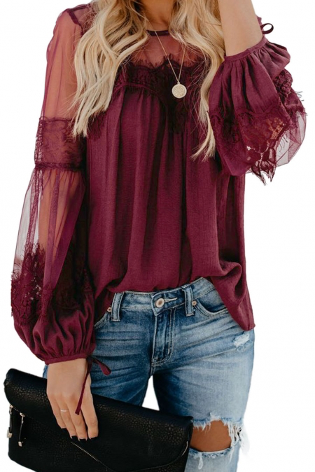 Lace Patchwork Top