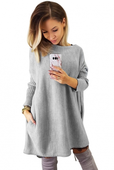 Oversized Sleeve Sweater Dress