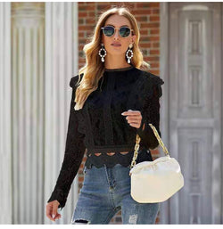 Long Sleeve Cut out Top