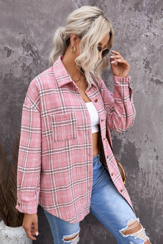 Plaid Sherpa Button Down