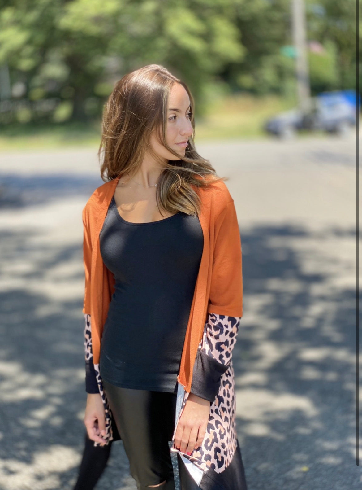 Leopard cardigan