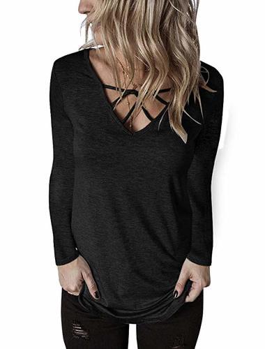 V-Neck Cross Top