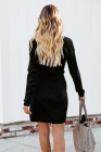 Sweater Dress with Front Tie