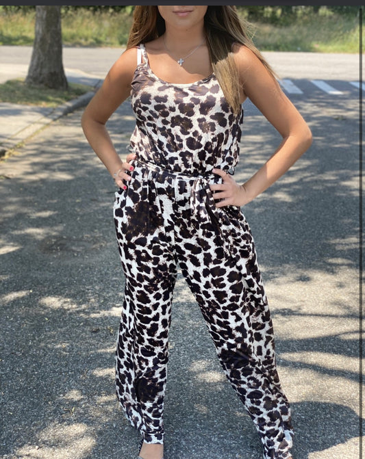 Leopard jumpsuit