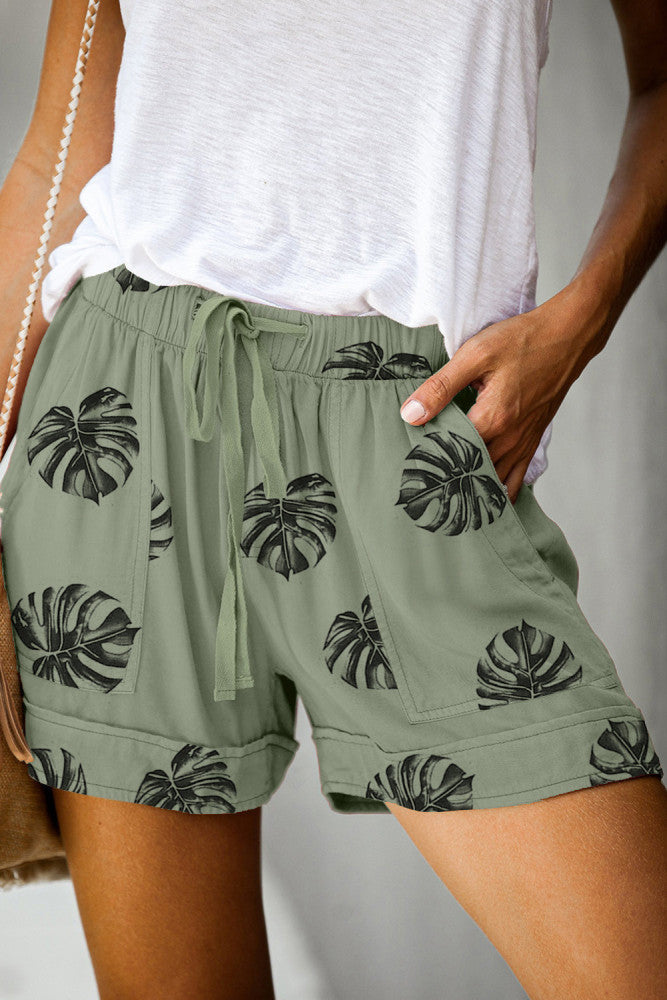 Green Leaf Shorts