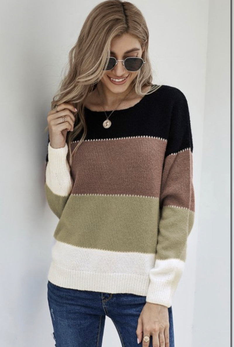 Colorblock Pullover